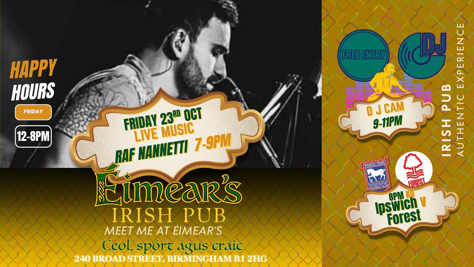 Eimear’s Presents Live Friday Nights
