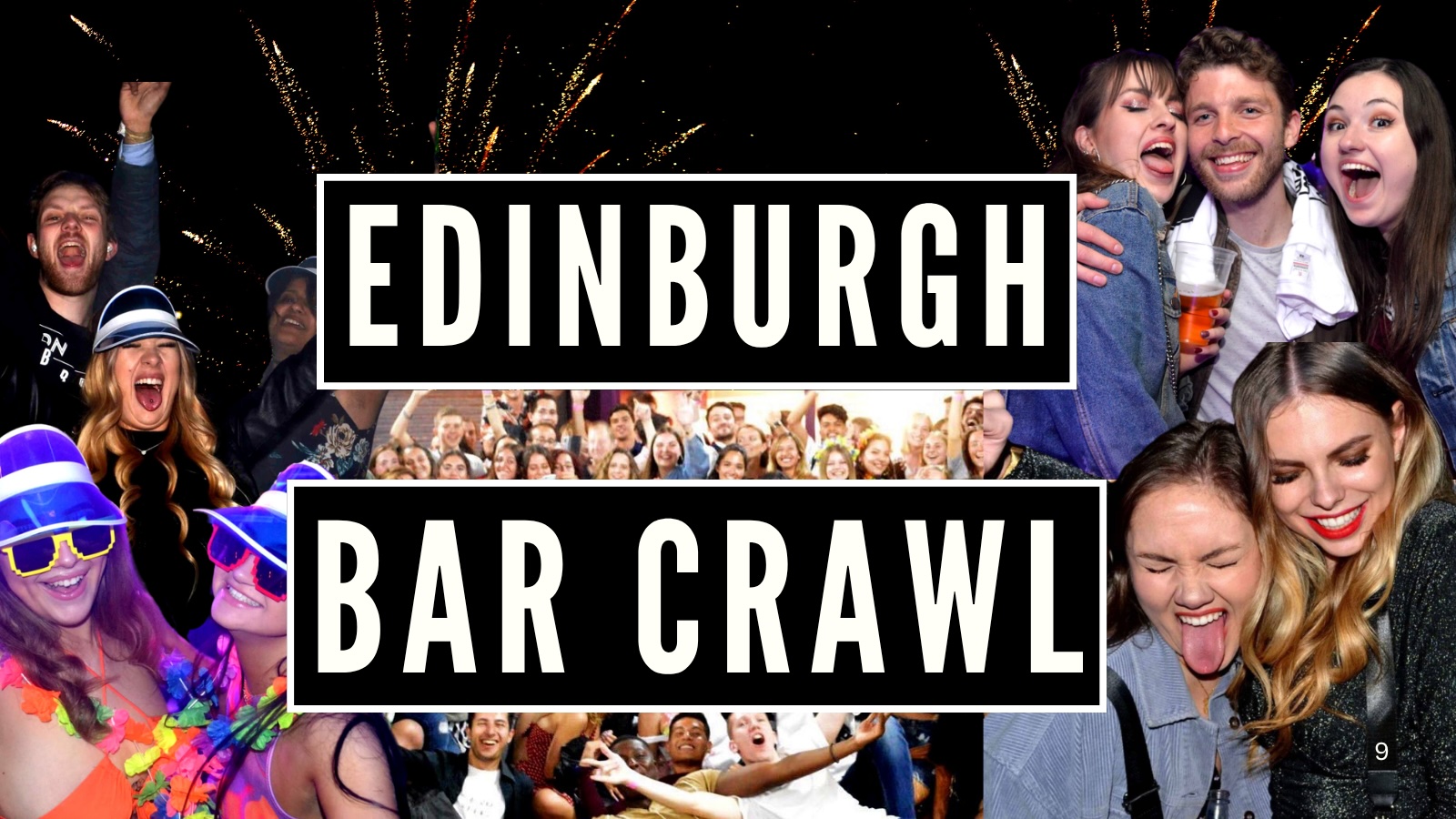 Saturday Bar Crawl / Edinburgh's Best Bar Crawl / £15 TOTAL / Pay £7.50 Now