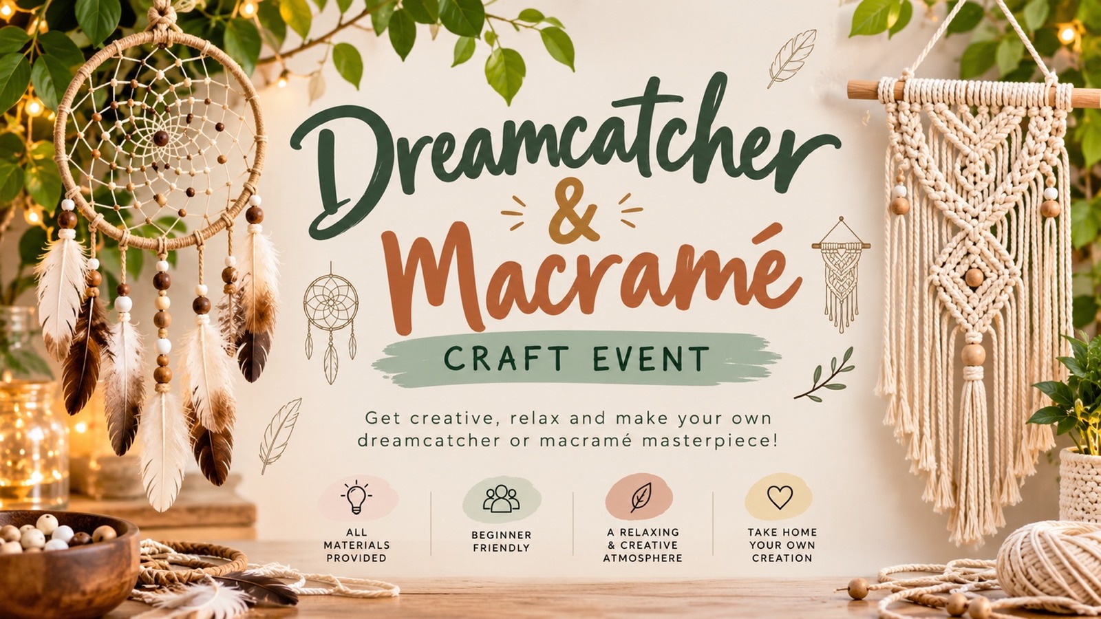 Dreamcatchers and Macrame keychain