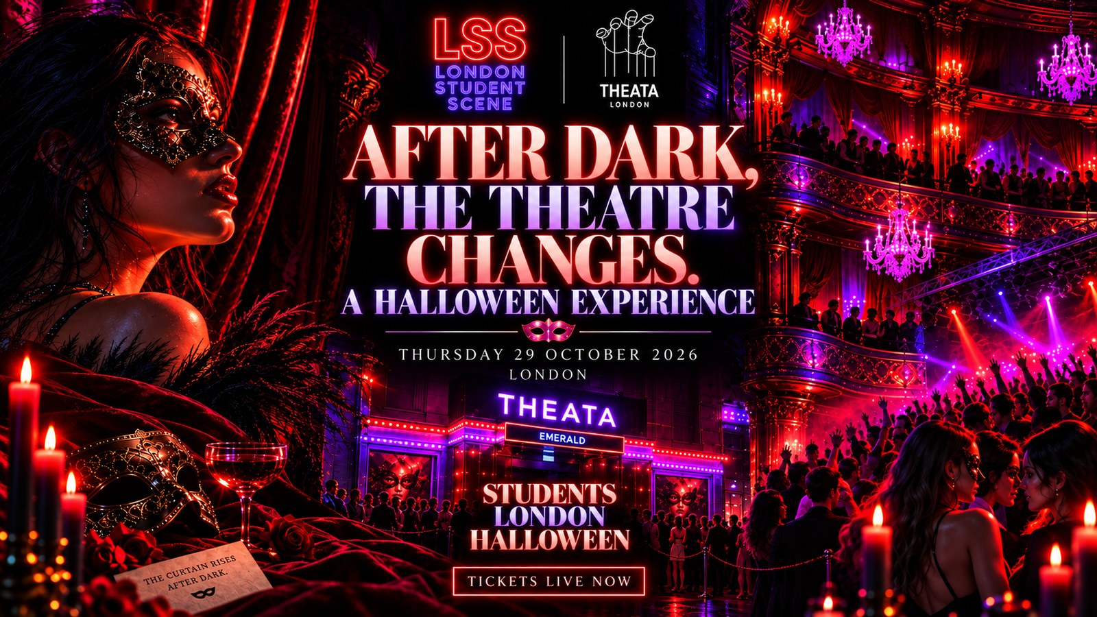 LSS HALLOWEEN, London's Biggest Student Night 🔥 OCTOBER 29th