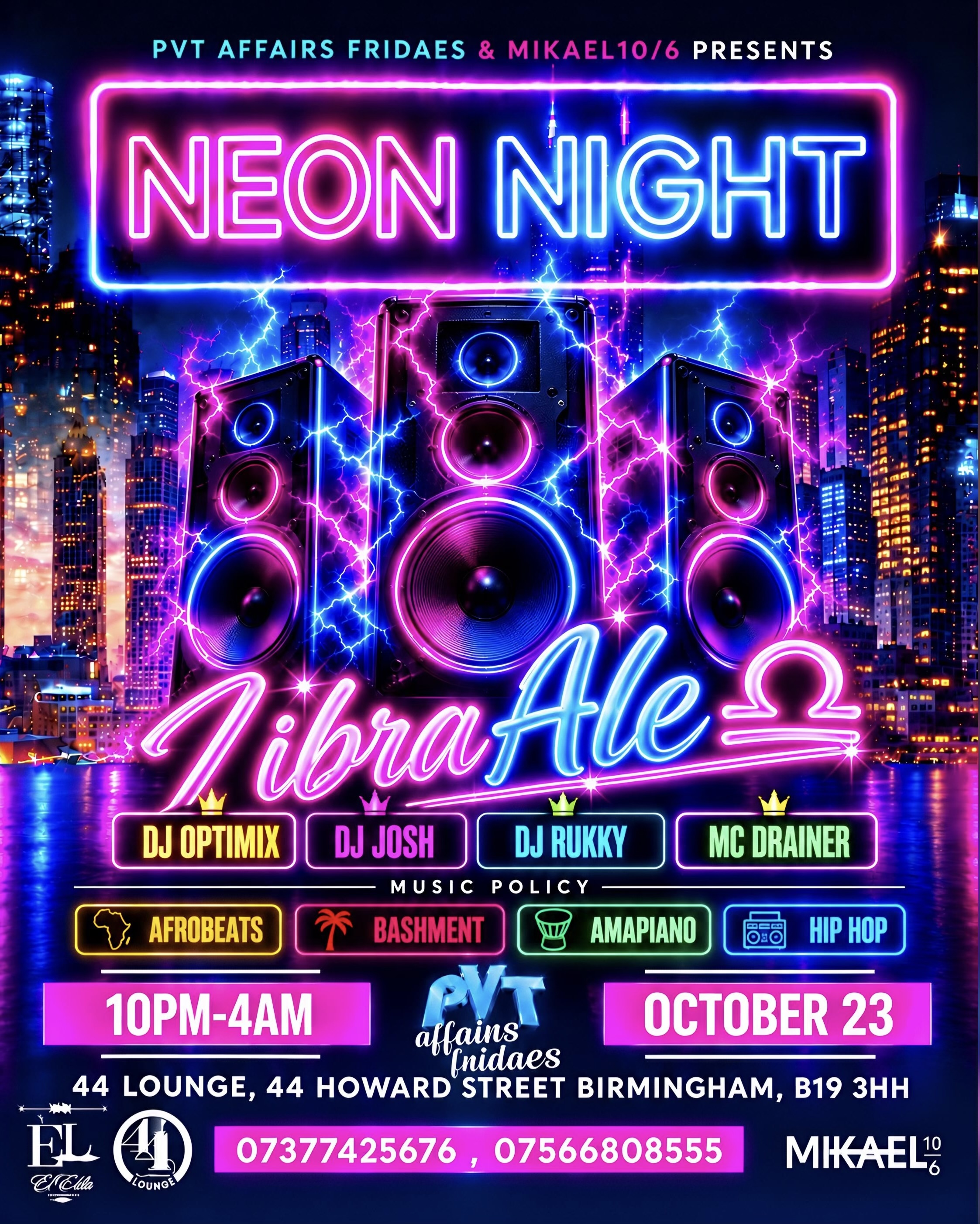 NEON NIGHT - LIBRA ALE ♎️