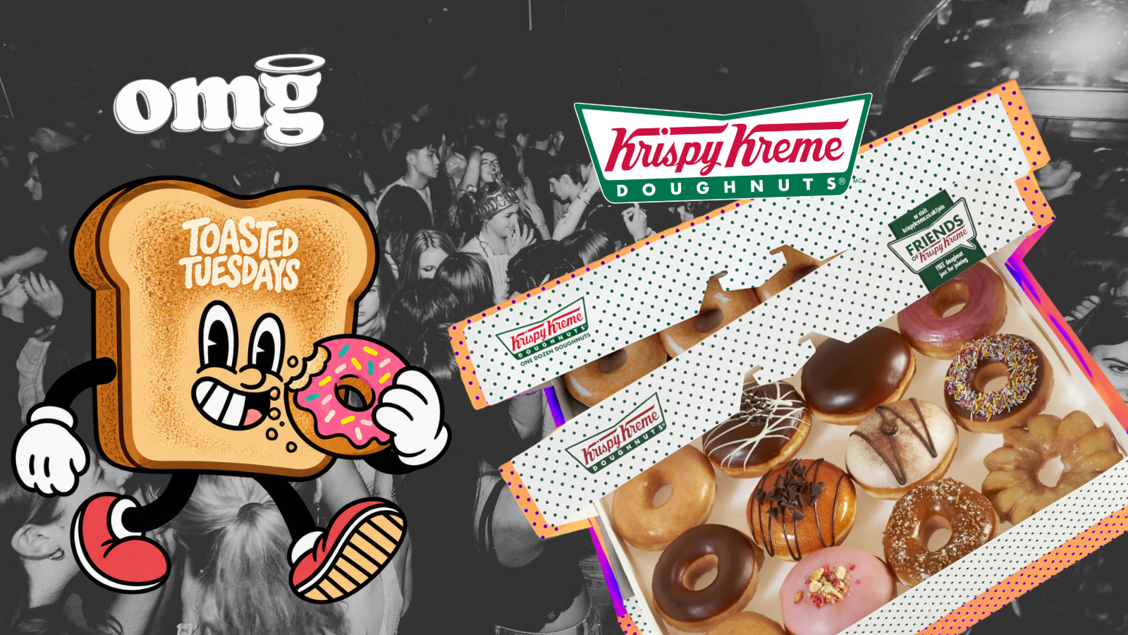 TOASTED TUESDAY | KRISPY KREME TAKEOVER! | Queue jump + Entry