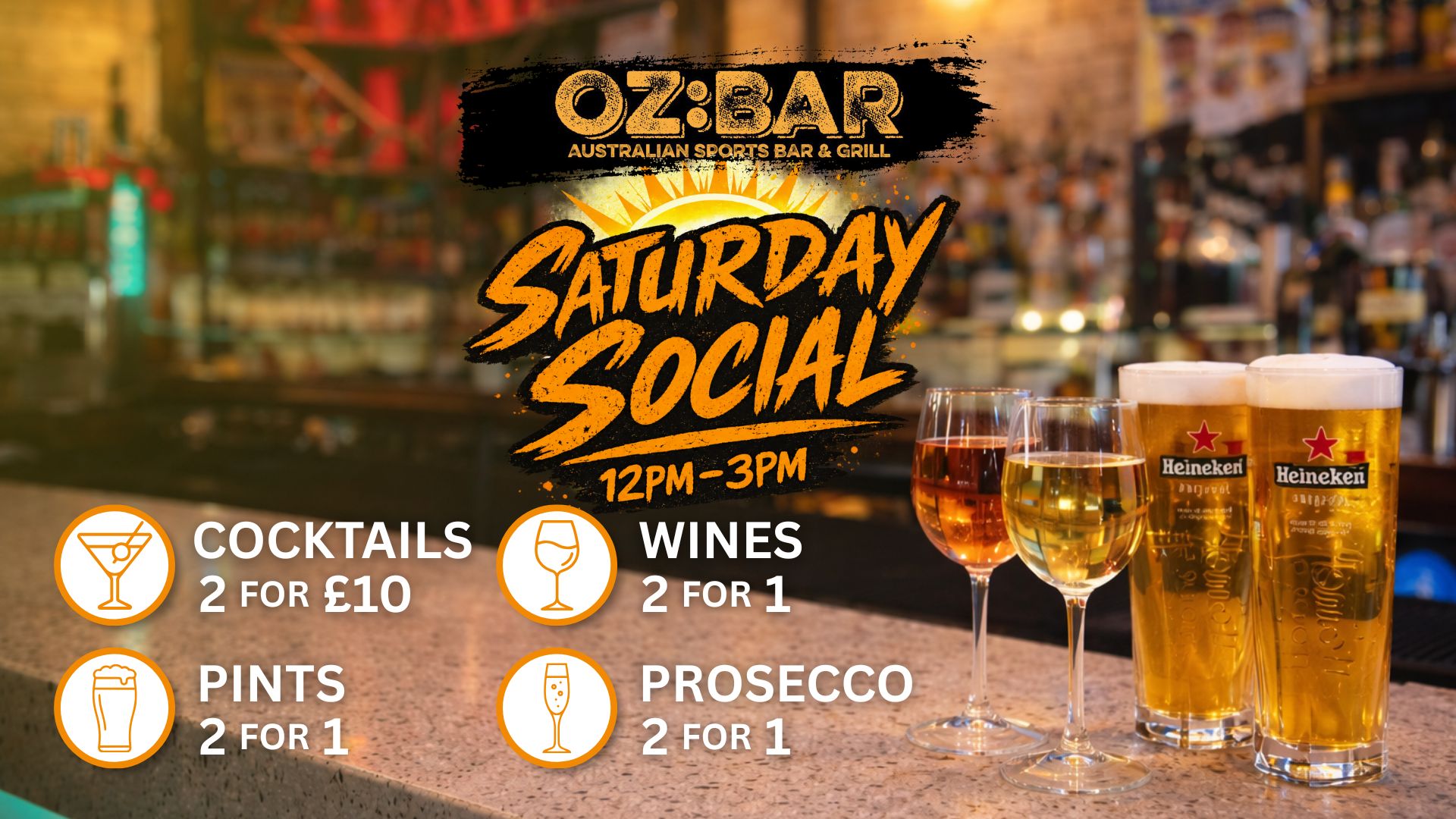 Saturday Social | OZ:BAR | 17.10.26