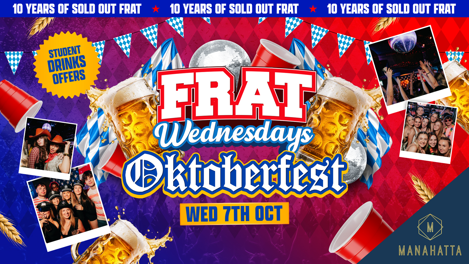Frat Wednesdays: OKTOBERFEST Special 🍺💙
