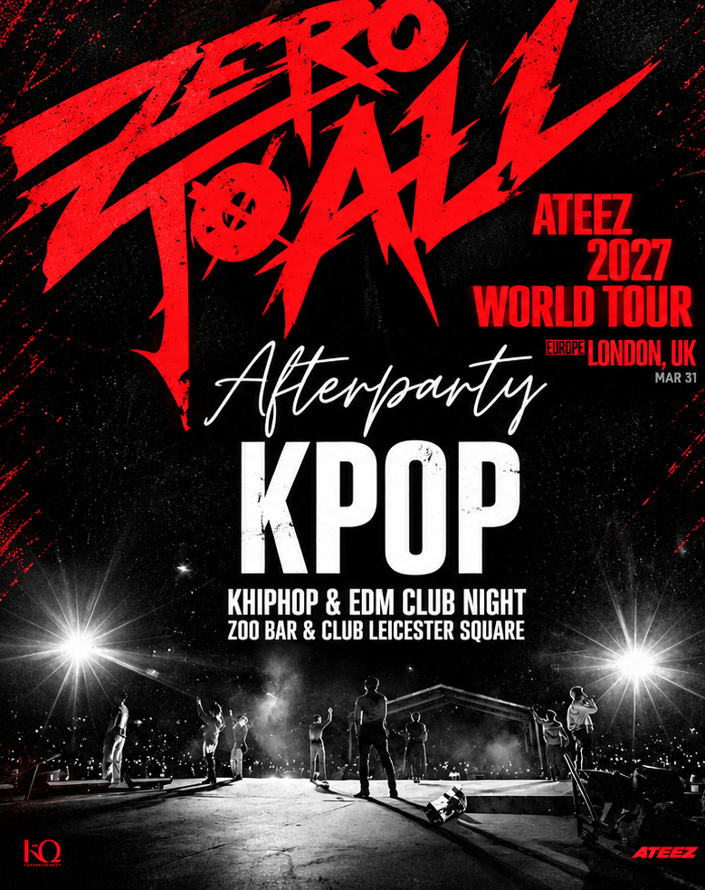 ATEEZ LONDON AFTERPARTY: KPop KHipHop EDM | Tickets from £5 | 31/3/27