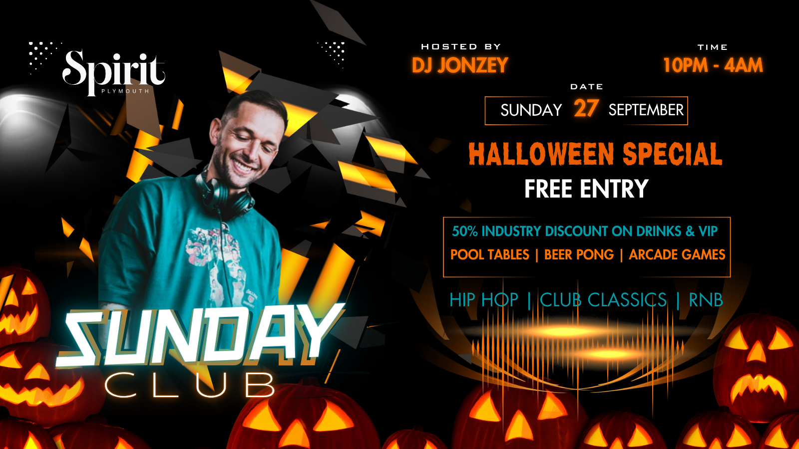 SUNDAY CLUB - HALLOWEEN SPECIAL à Spirit