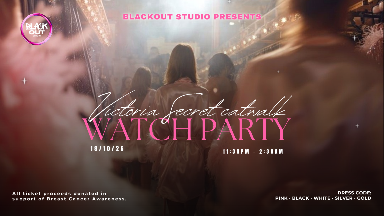 Victoria Secret Catwalk - Watch Party | Blackout studio