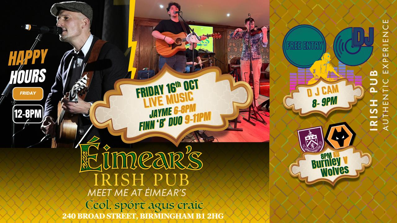 Eimear’s Presents Live Music