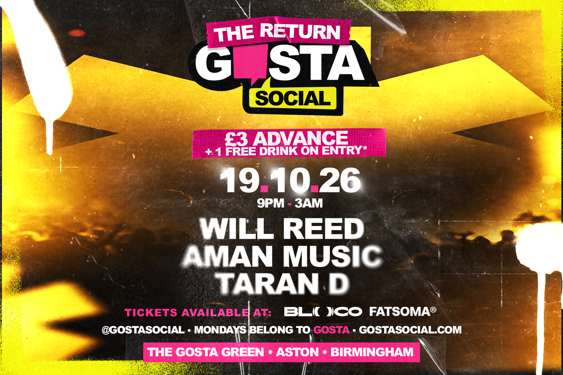 GOSTA SOCIAL - THE RETURN - 19.10.26