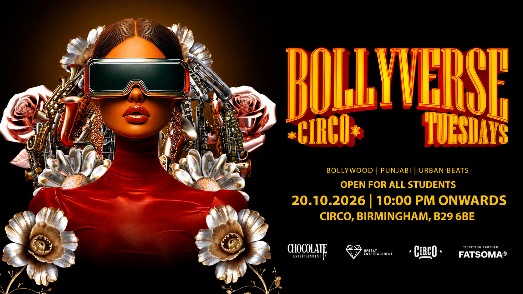 BOLLYVERSE TUESDAYS AT CIRCO - BOLLYWOOD NIGHT BIRMINGHAM 20 OCT