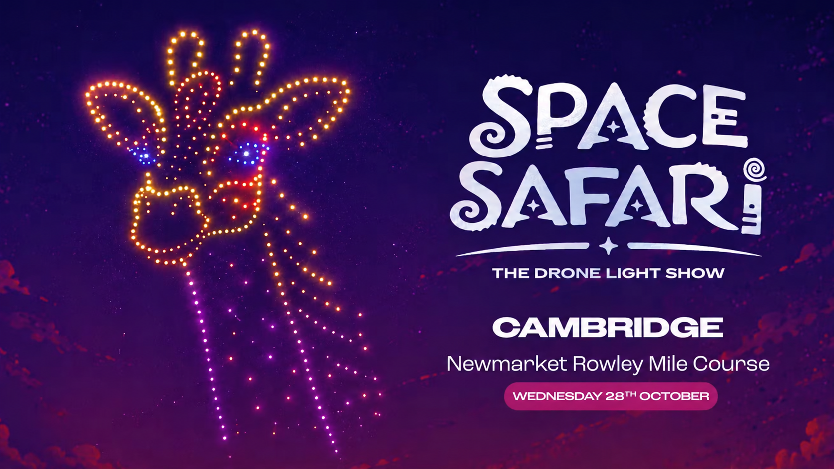 Space Safari Drone Light Show - Cambridge