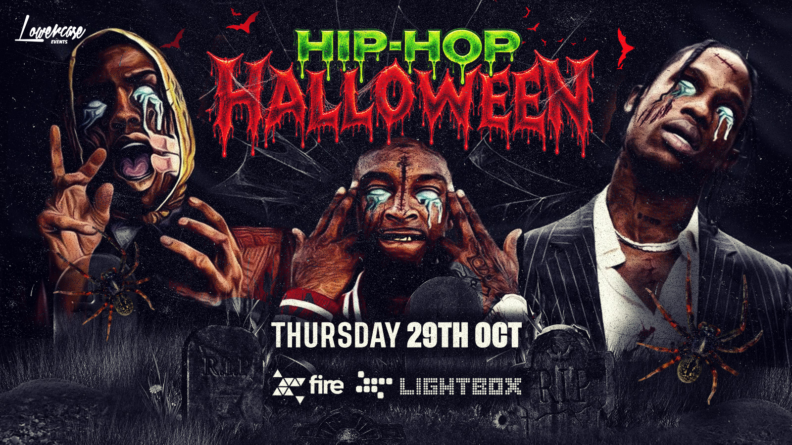 Hip Hop Halloween @ Fire & Lightbox - 2500 Students / 6 Arenas / 1 Huge ...