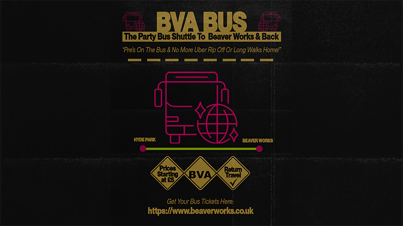 BVA Bus - £5 RETURN TRAVEL - Halloween Sat 31st Oct