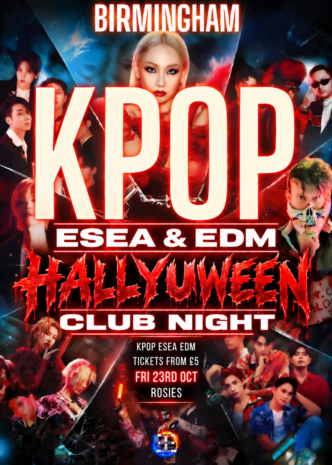 BIRMINGHAM ESEA Halloween Rave Part 1: Pre-Hallyuween Club Night | KPop HipHop Anime EDM & More | £5 Tickets for Soc Members & Dance teams | 23/10/26