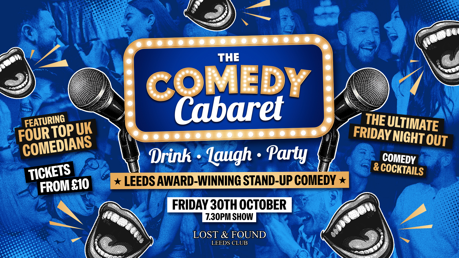 LEEDS COMEDY CLUB - 7:30pm Show 🎭