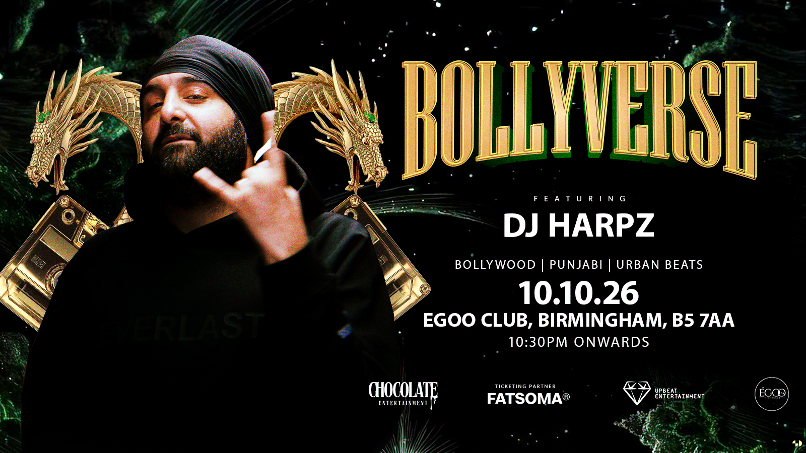 BOLLYVERSE - Bollywood/Punjabi Night in Birmingham - 10 October 2026