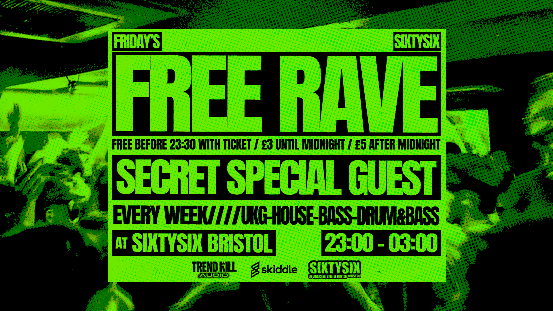 Free Rave Fridays At Sixty Six