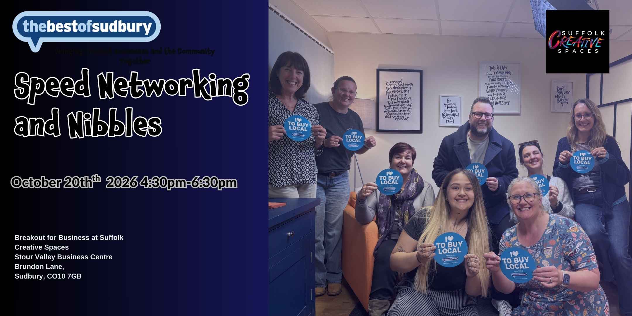 thebestof Sudbury Speed Networking and Nibbles -October 20th 2026