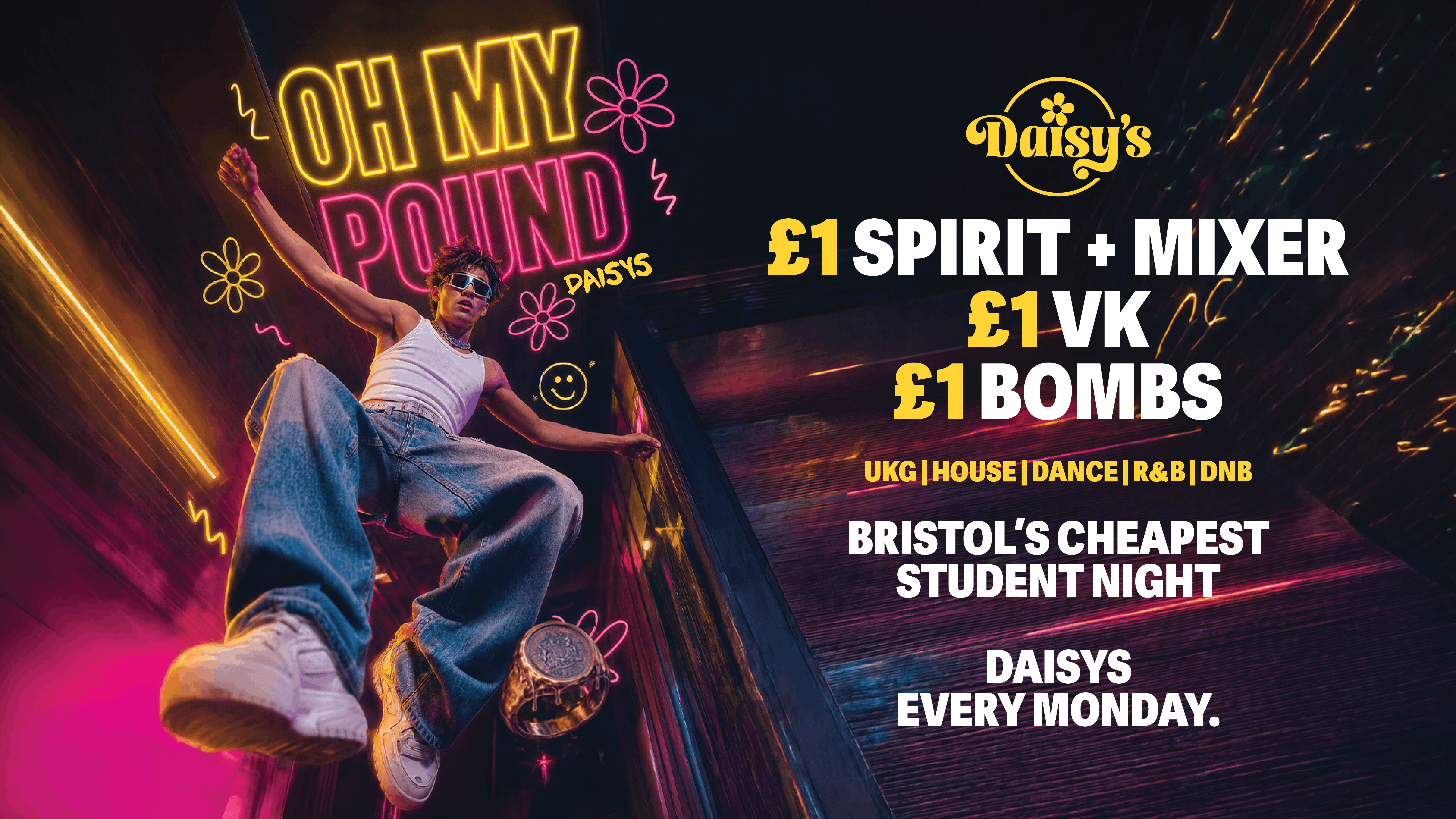 Oh My Pound Mondays - £1 Drinks