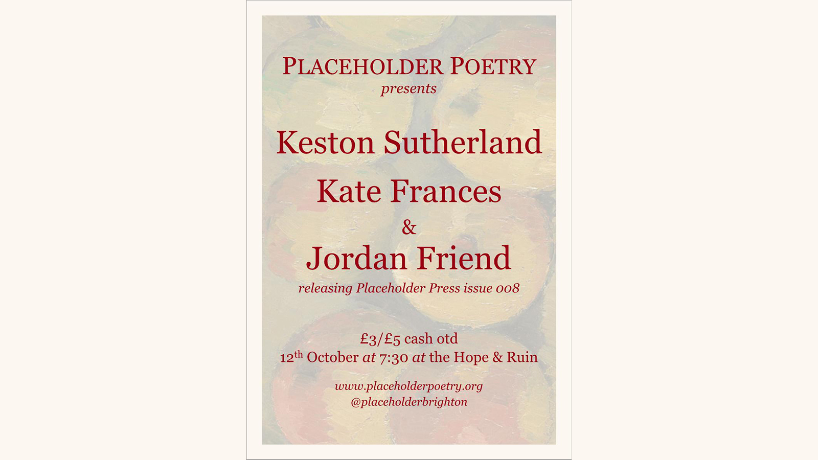 Placeholder - Poetry Night