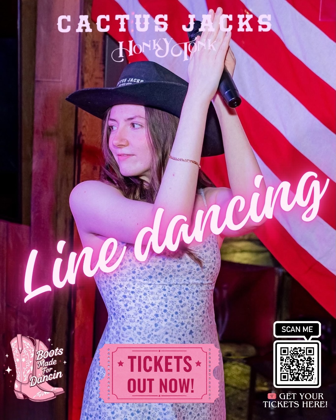 Line-dancing on 15th October From 5:30pm-7:30pm