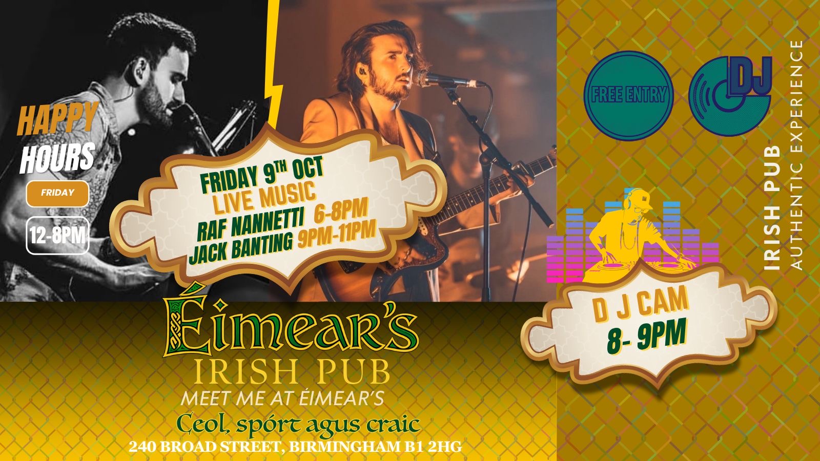 Eimear’s Presents Live Music