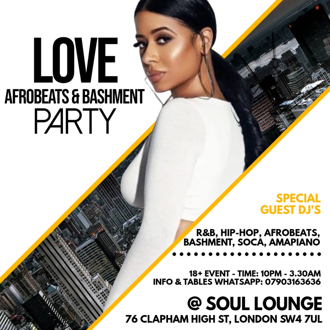Love Afrobeats & Bashment Party