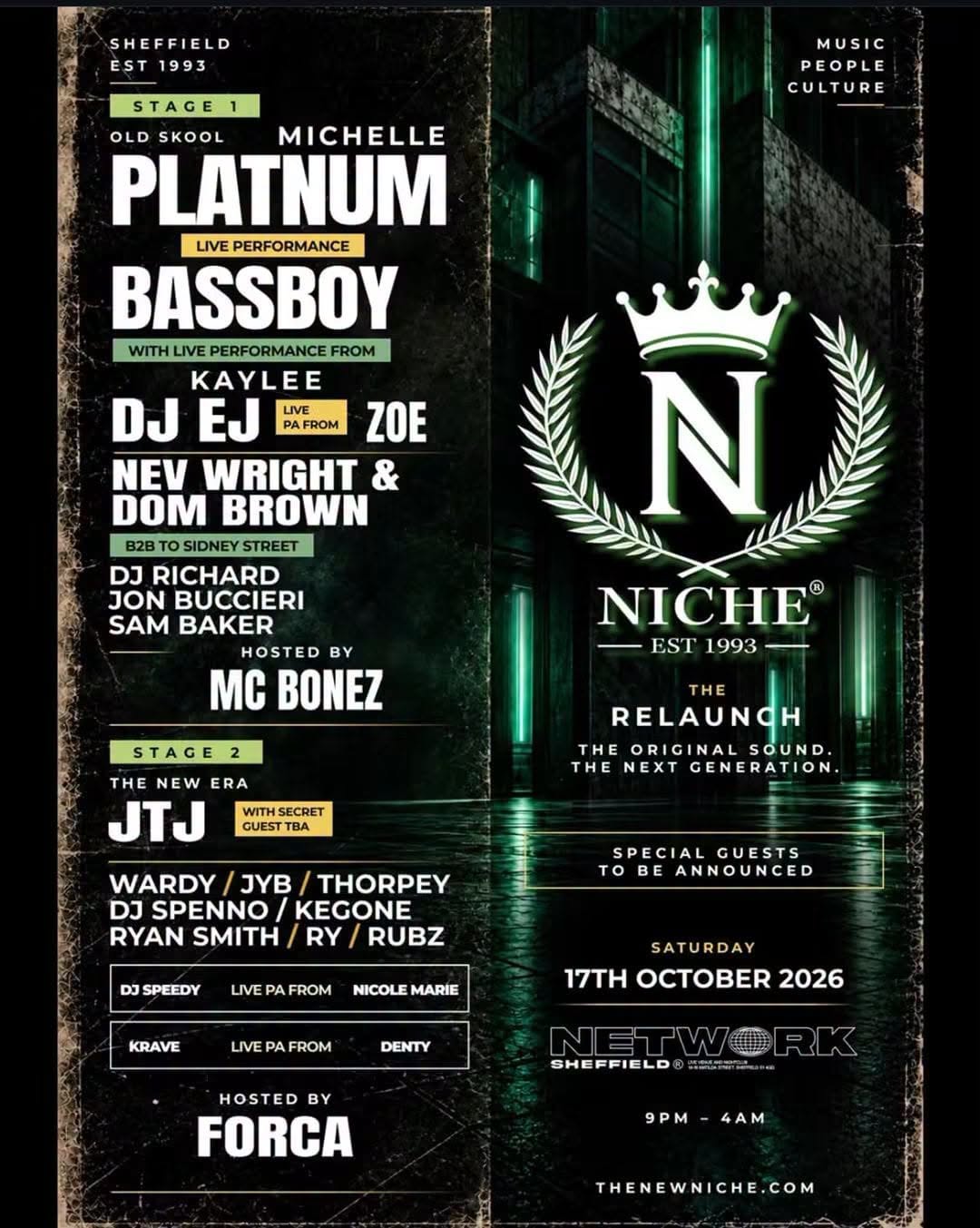 NICHE Relaunch @ Network Sheffield