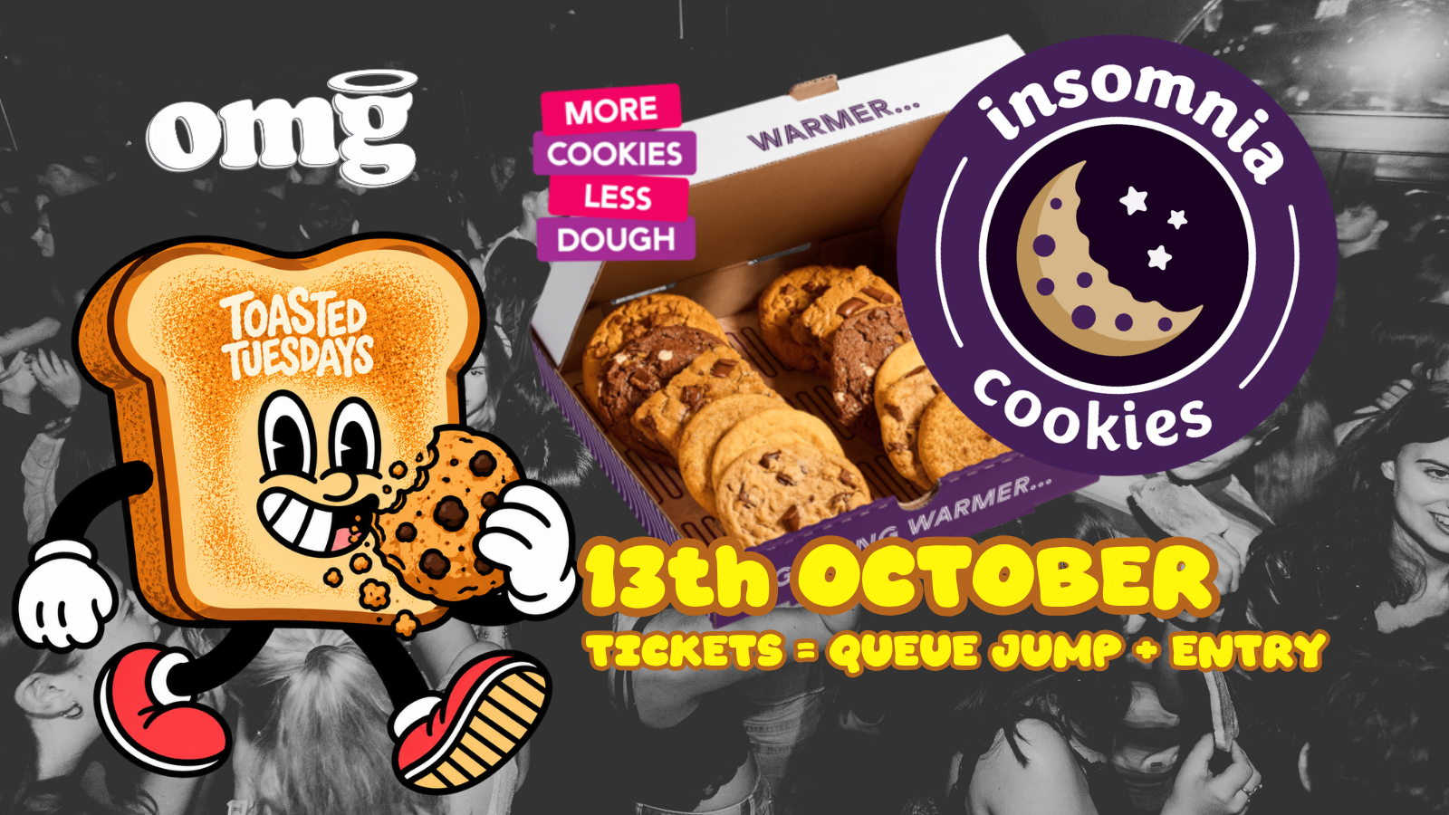 TOASTED TUESDAY | INSOMNIA COOKIES | [Queue Jump + Entry]
