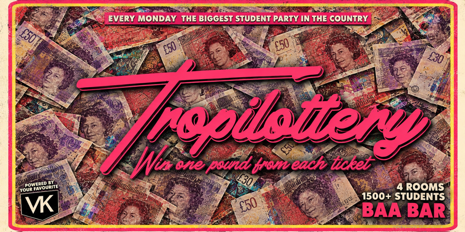 🌴🏄🏽‍♂️ TROPILOCO LIVERPOOL | MONDAYS @ BAABAR 🏄🏽‍♂️🌴 4 ROOMS OF MUSIC | 1500+ STUDENTS | THE UKs BIGGEST STUDENT PARTY BRAND