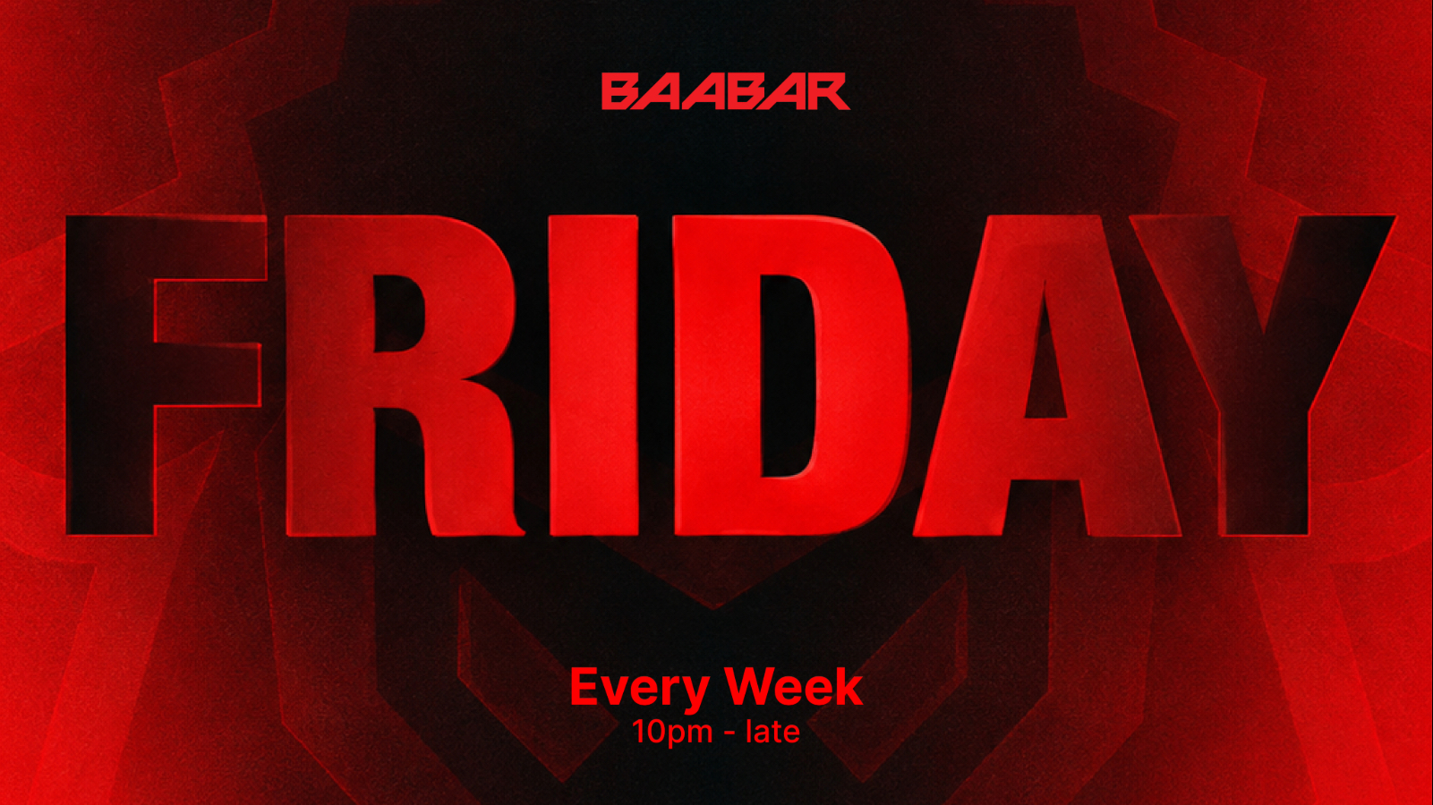 Baa Bar Fridays - 16th October