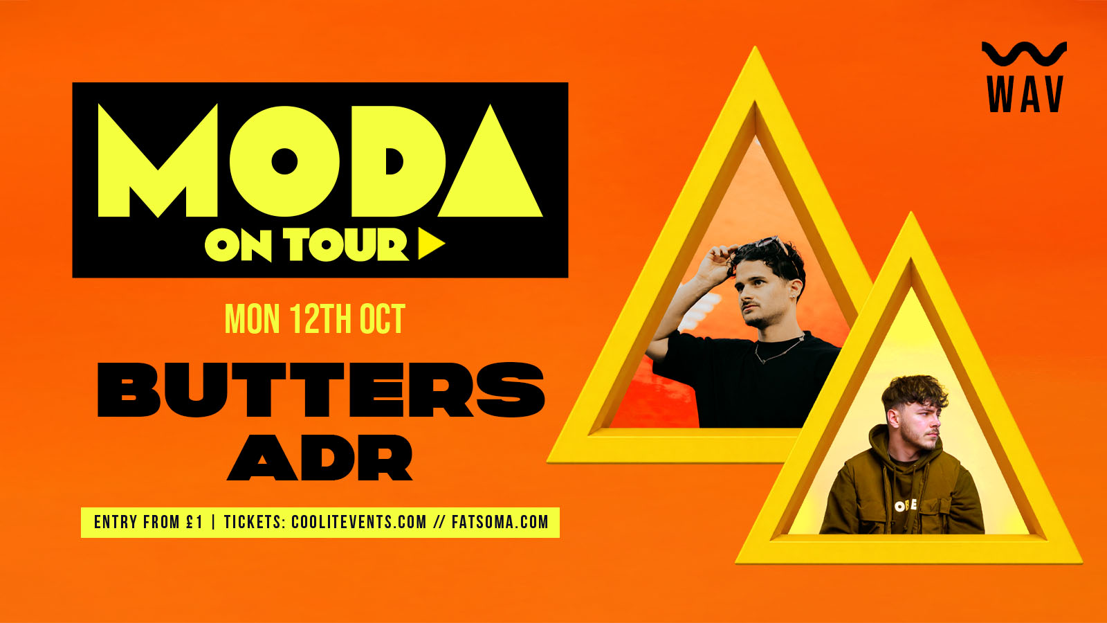 MODA 🔊🪩 ON TOUR🪅 🟠 PART 2 // SPECIAL GUESTS: ADR // BUTTERS // MODA INTIMATE RAVE SERIES