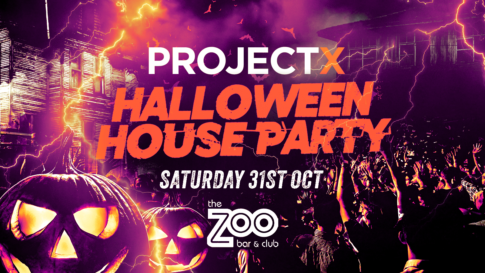 Project X Halloween House Party at The Zoo Bar - London Halloween 2026