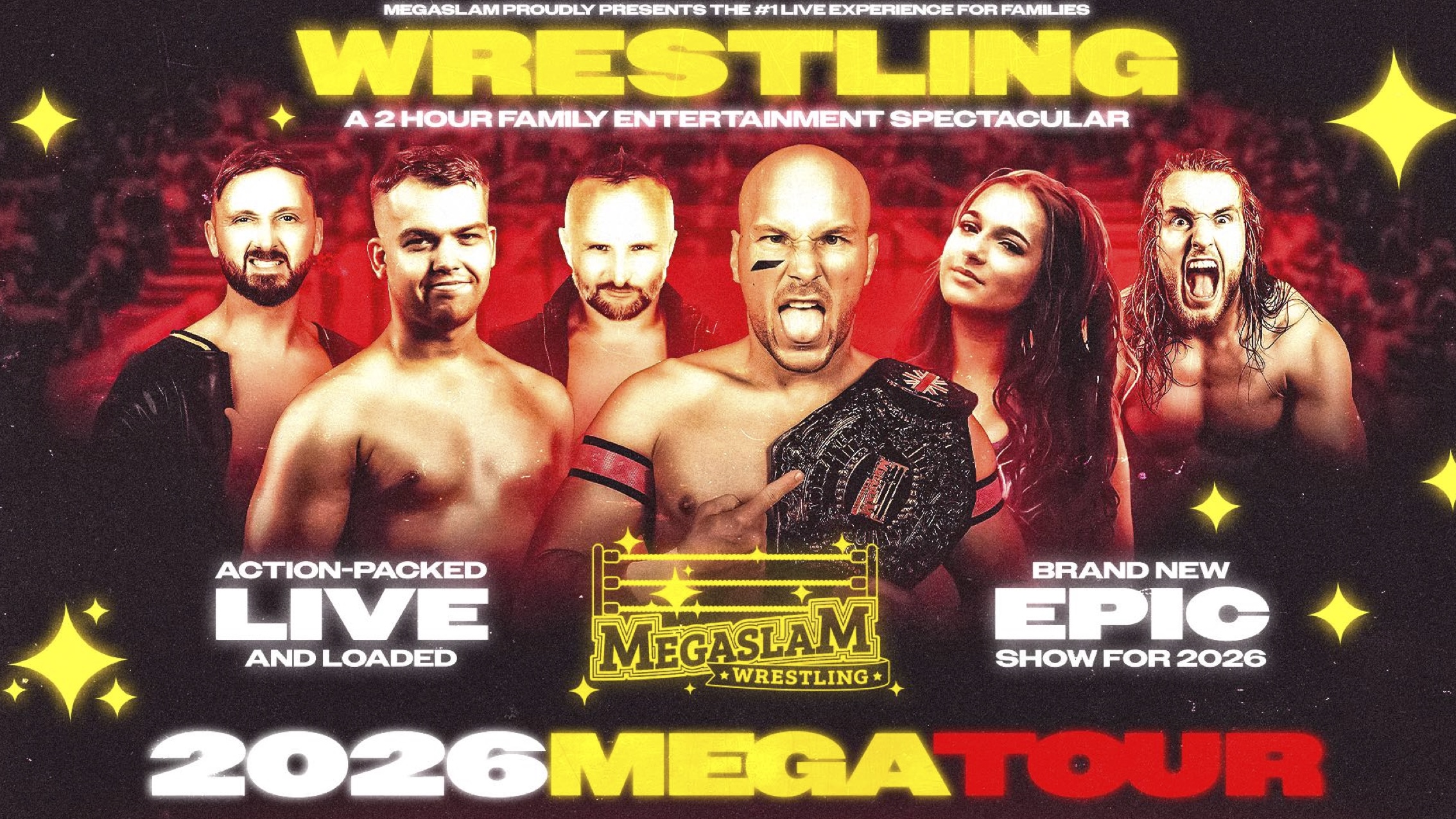 🚨 LAST FEW TICKETS! 🤼 MEGASLAM WRESTLING 2026 Live Tour – BANK HOLIDAY SPECIAL!