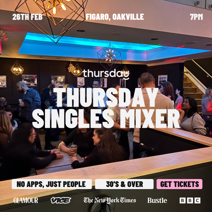 Thursday | 30+ Singles Night at Figaro | Lakeshore