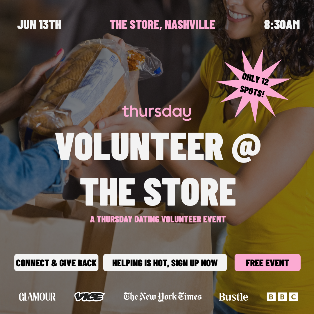 Saturday | Volunteer @ The Store | Nashville | Book at thursday.com