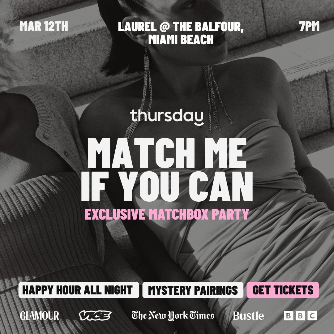 Thursday | Exclusive Matchbox Party @ The Balfour 🪴 | Miami Beach