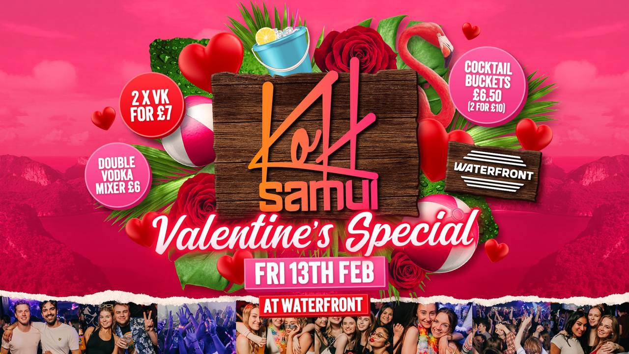 Valentines Special  – Fridays @ Waterfront 🌴❤️
