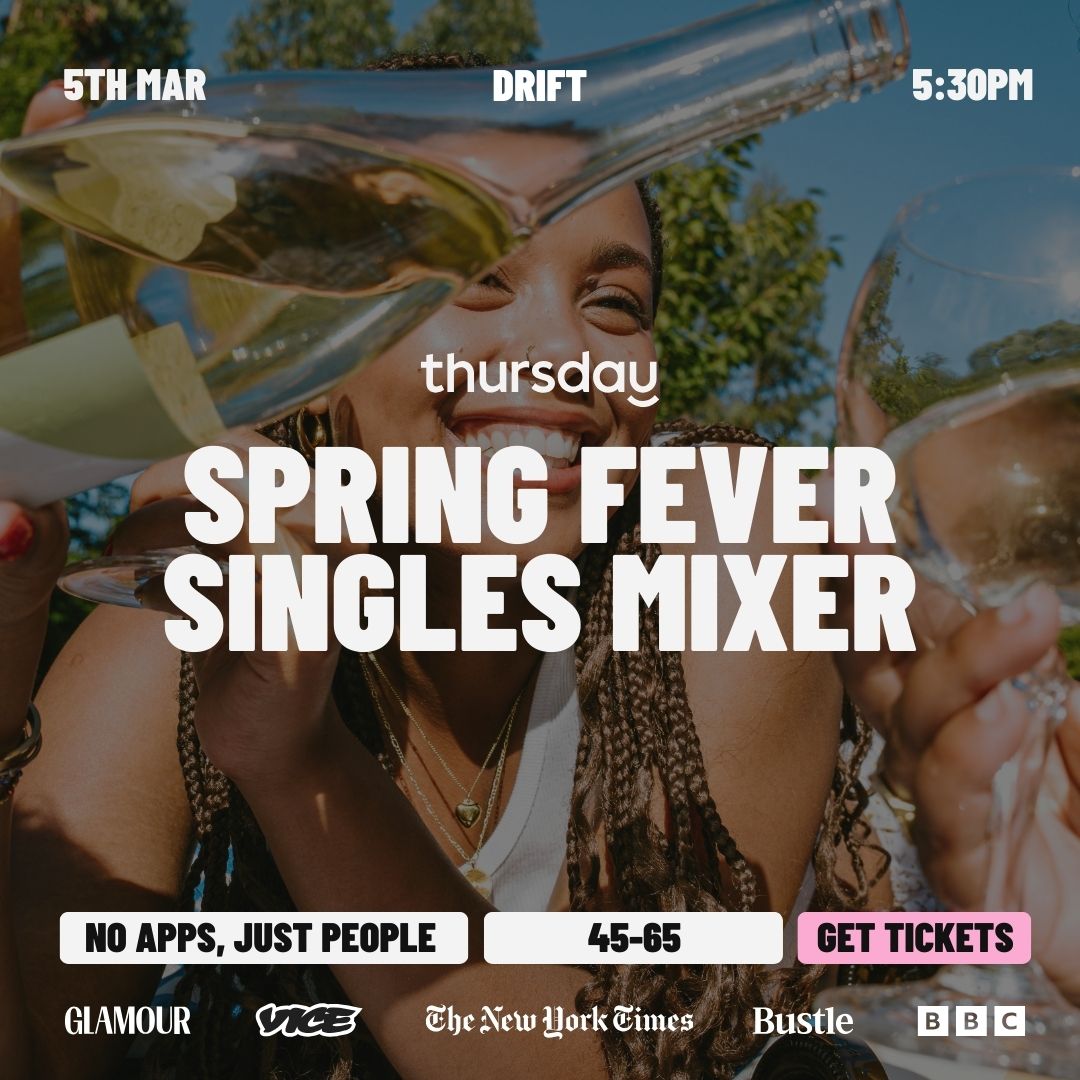 THURSDAY | SPRING FEVER SINGLES MIXER (45-65) | DRIFT LOUNGE