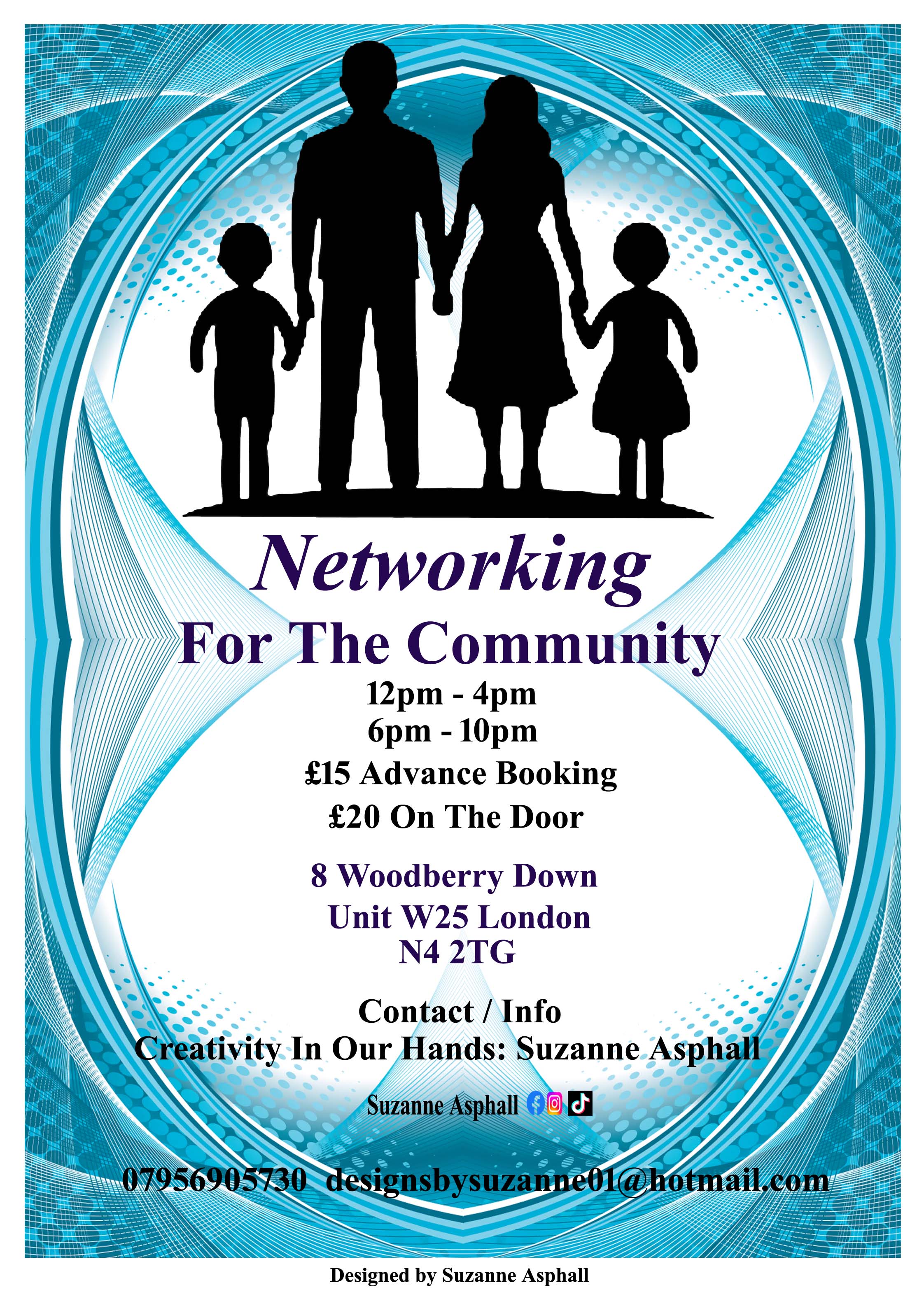 Networking For The Community.  12pm - 4pm