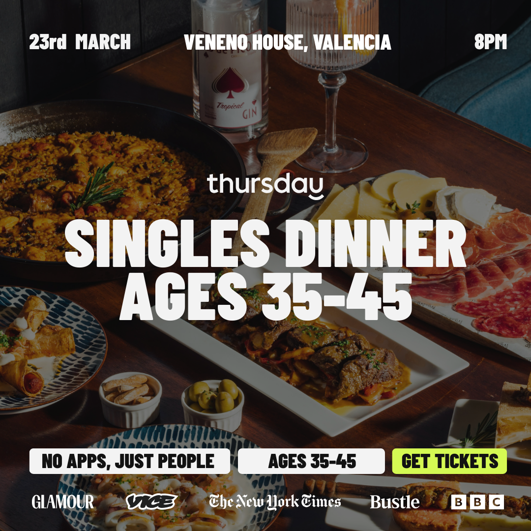 MONDAY | SINGLES ONLY DINNER (35-45) | VALENCIA