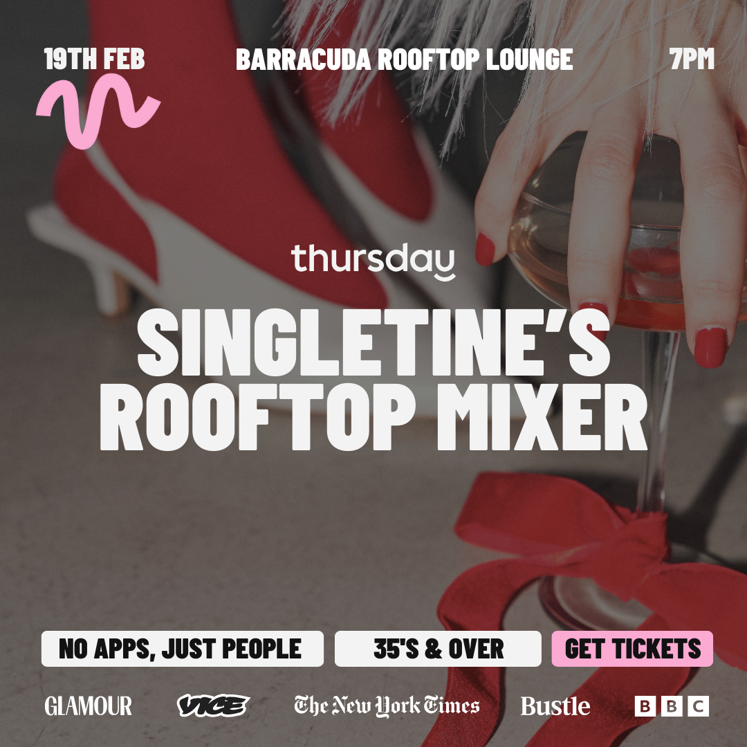 Thursday | St. Single-tines mix | Barracuda Rooftop Lounge | Balluta Bay | Age range: + 35