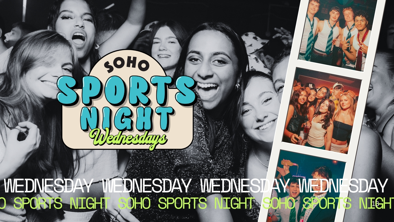 Your Official Soho Sports Night | Wednesday 18th Feb | Soho Rooms Newcastle