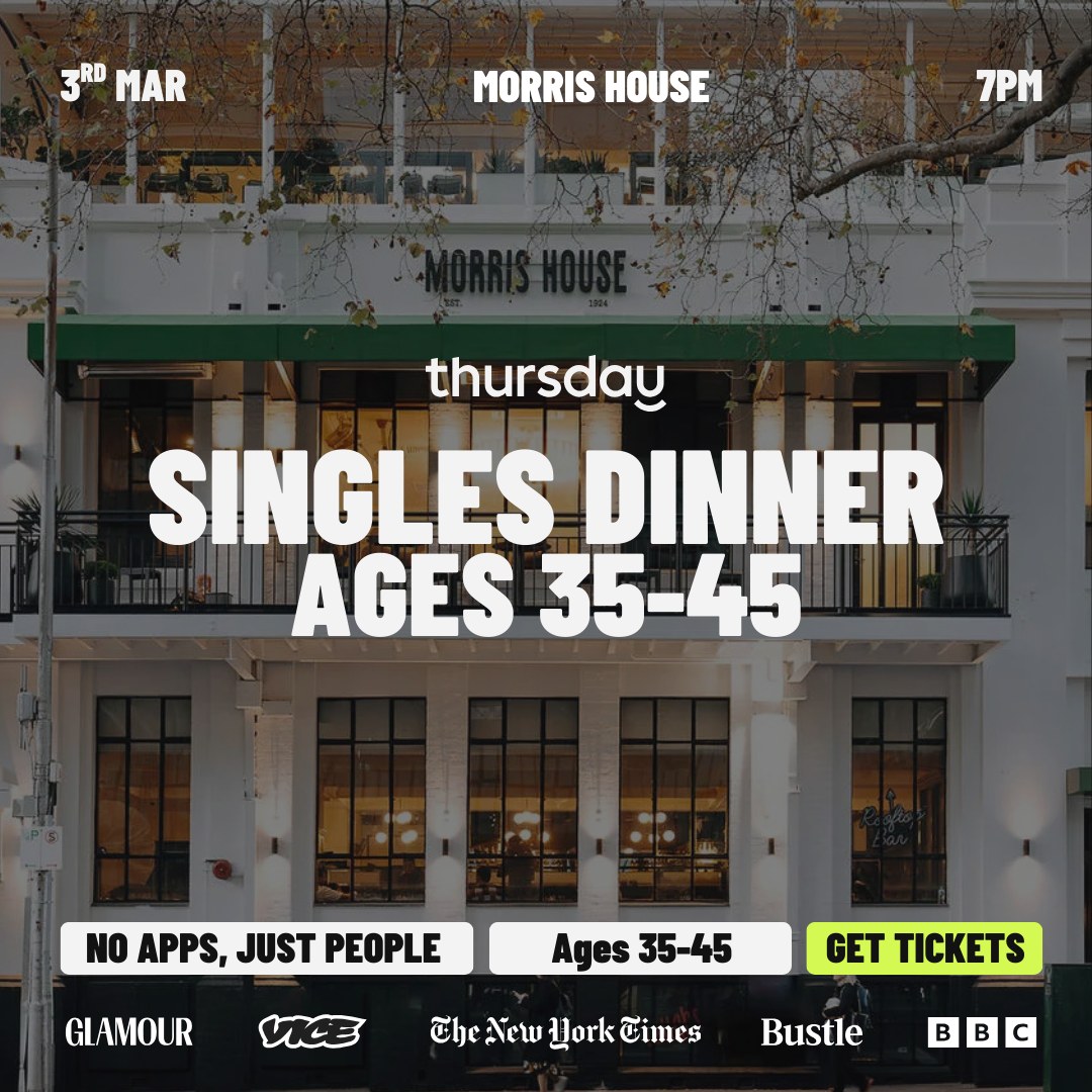 Tuesday | Morris House Singles Dinner  (35-45) | CBD