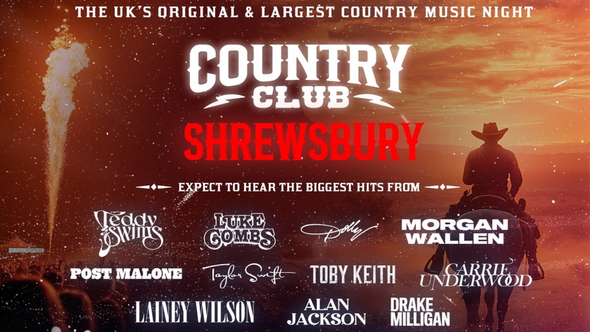 🚨 LAST FEW TICKETS! Country Club – Country Music Festival