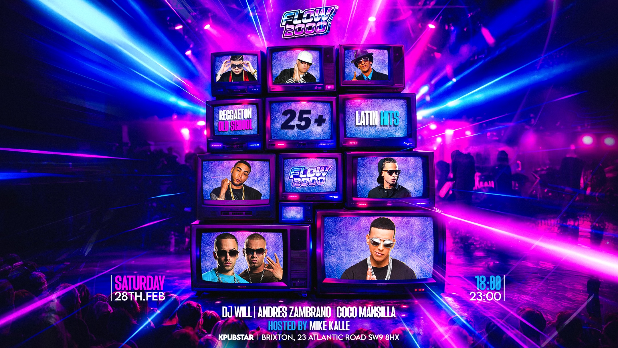 FLOW 2000 – Old School Reggaeton & Latin Hits (Early Party | 25+)