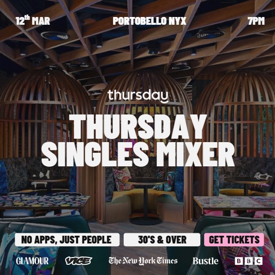 Thursday | Portobello NYX 30+ | Dublin