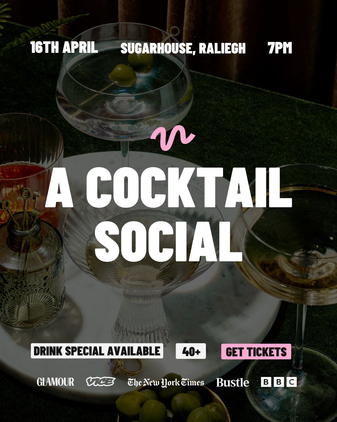 A Cocktail Social | 40s+ | Raleigh