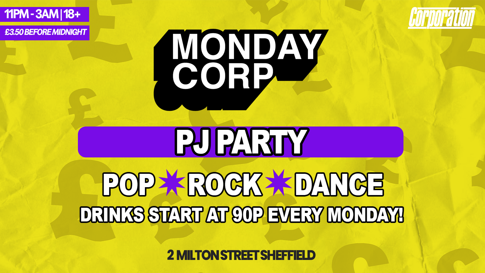 MONDAY CORP | PJ PARTY