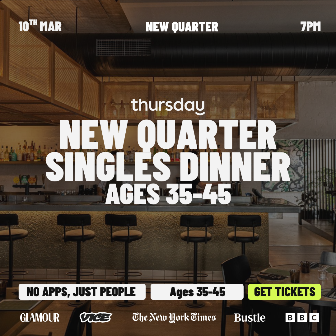 TUESDAY | Single & Snacky Singles Dinner (35-45) | Richmond